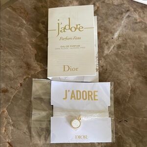 Dior J'adore Parfum d'eau with Elegant White Bracelet